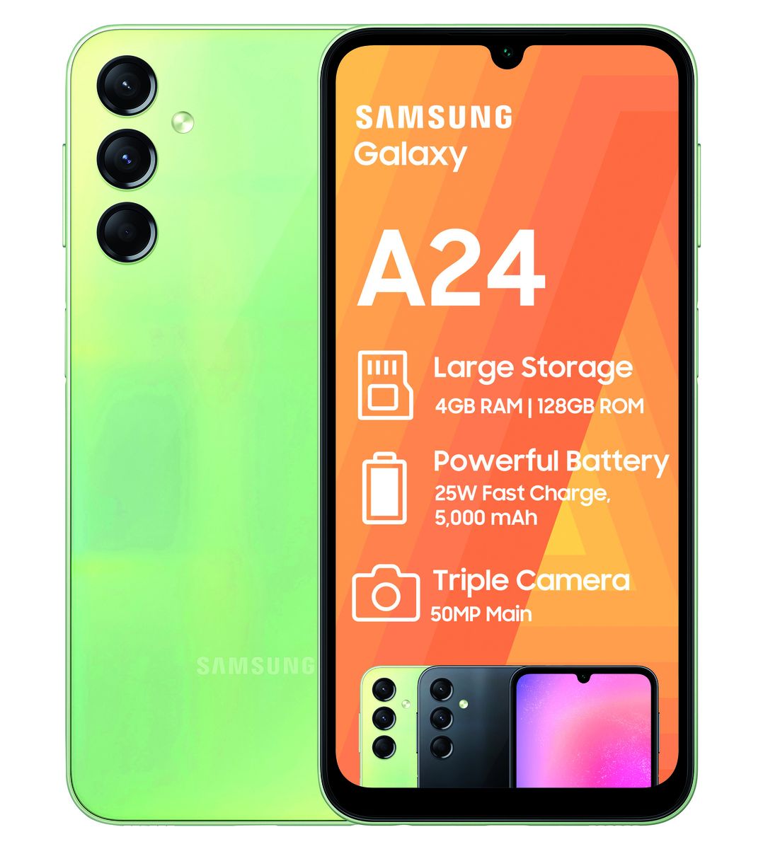 Samsung Galaxy A24 128GB LTE Dual Sim - Green