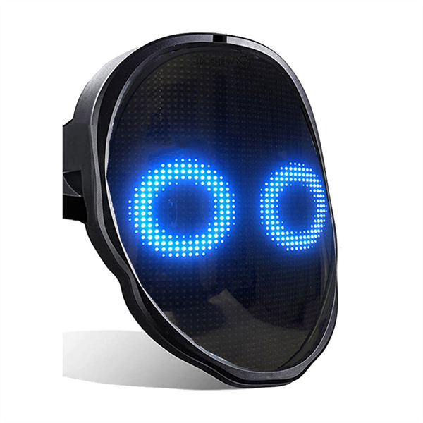 Bluetooth LED Lights Up Party Mask Halloween Christmas DIY LED Mask