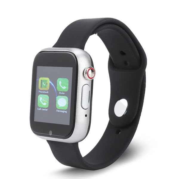 Pedometer Watch: Silver