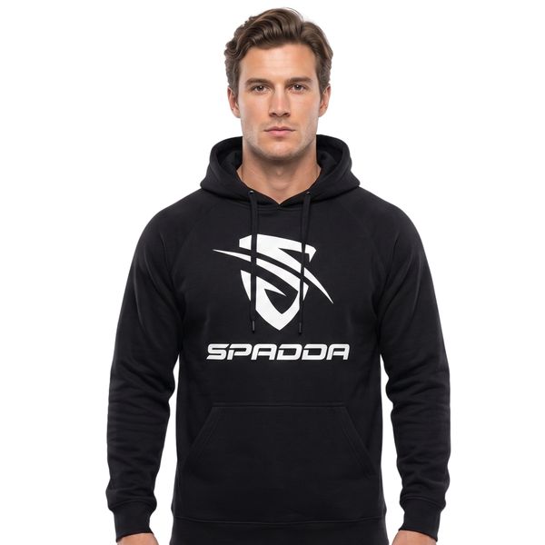 SPADDA Padel Hoodie Black Mens