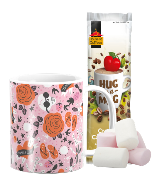 PepperSt Hug Mug with Marshmallows - Summer Love
