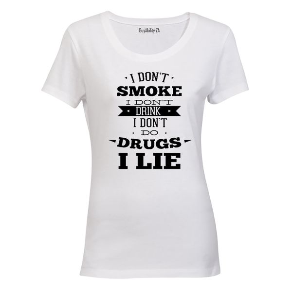 I Lie - Ladies - T-Shirt - White