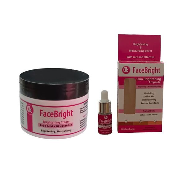AK FaceBright Skin Brightening and Moisturizing Cream and Serum