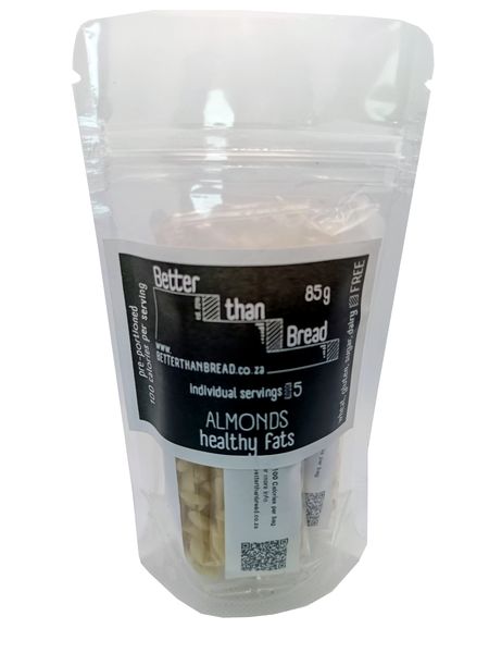 Better Than Bread Cut Almonds Pre-portioned 100 Calories +1 BTB Chia Maria