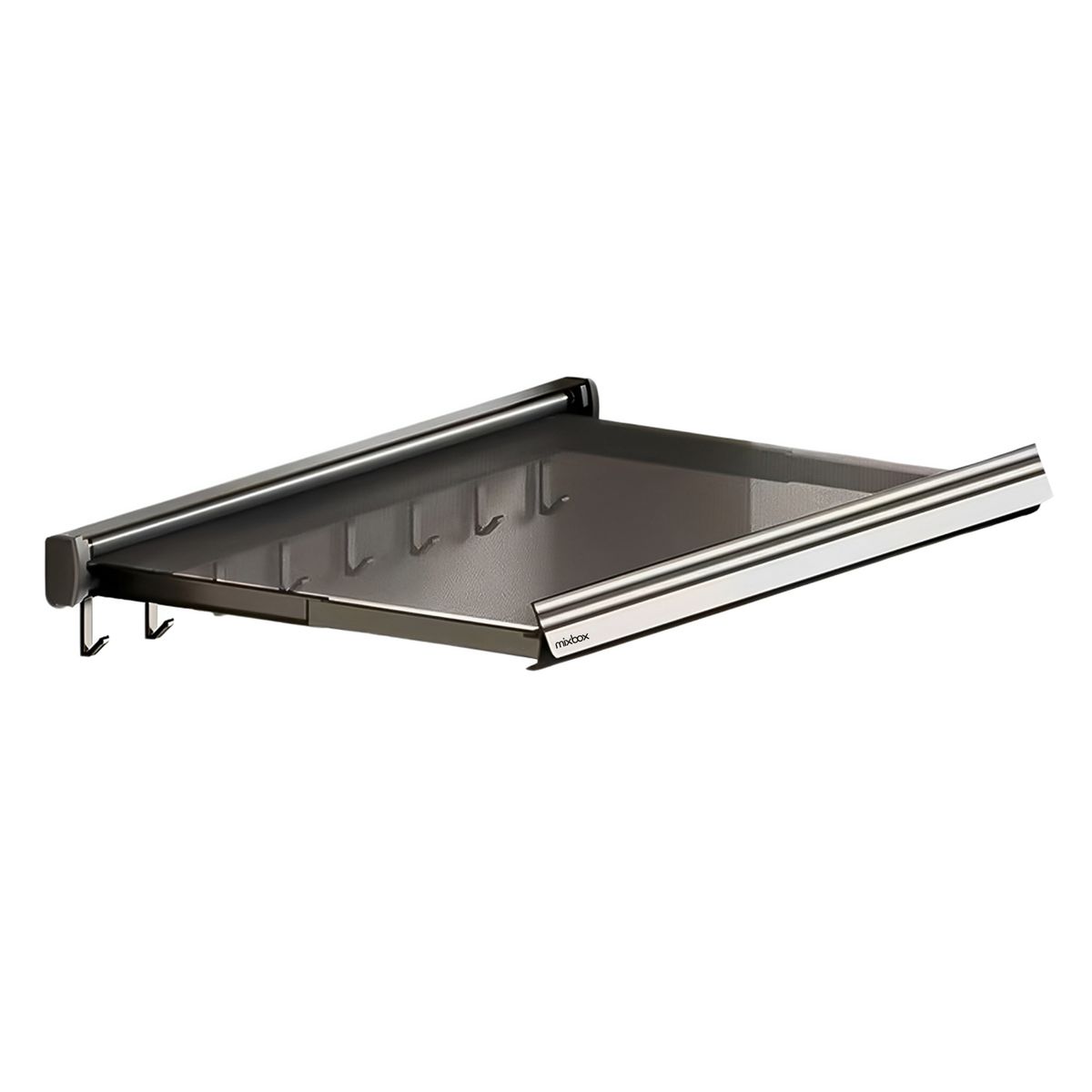 MixBox Multi-Function Telescopic Drying Rack with 8 hooks Wall Mounted 60cm