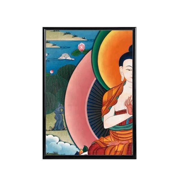 Namdroling Monastery Golden Temple Poster -A1