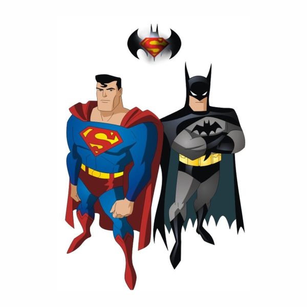 Superman vs Batman Cartoon - A1 Poster
