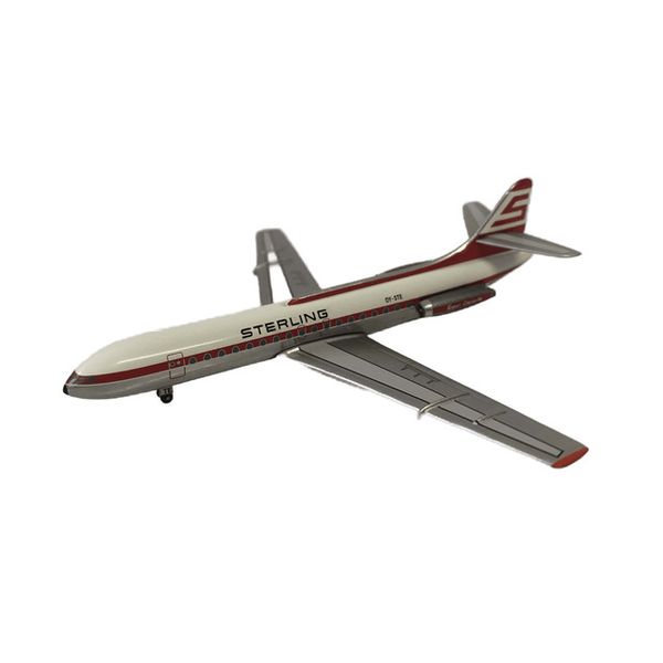 1:400 Scale, Sterling Airways,Caravelle SE-210,Metal Display Model Aircraft