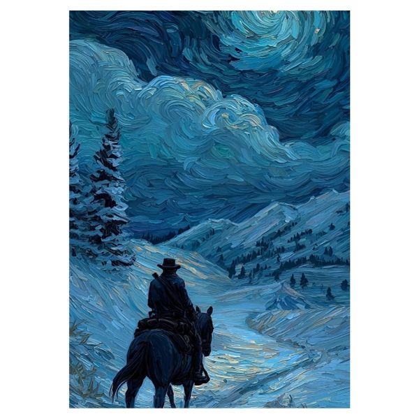 Red Dead Redemption 2 Starry Nights - A1 Poster