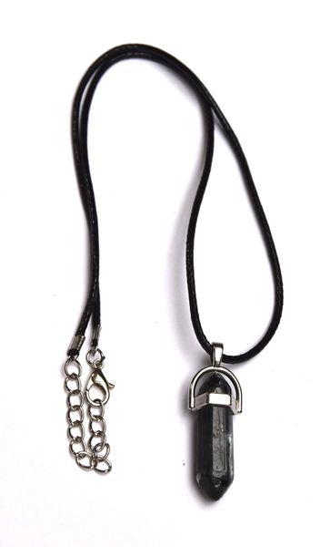 Gemstones Necklaces- Labradorite Stone Bullet