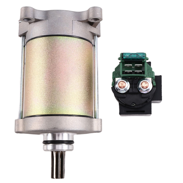 Starter Motor with Relay for Cfmoto Cforce 400 Compatible with Universal