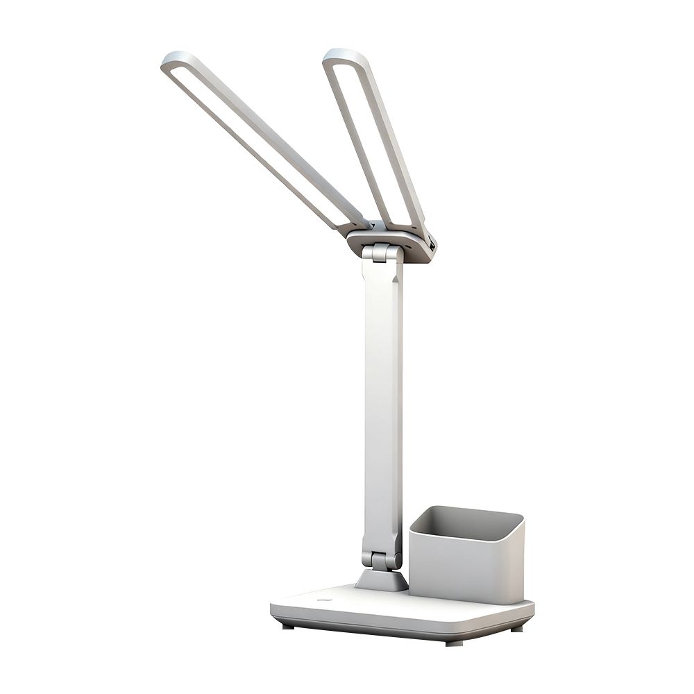 Redisson LED Double Head Desk Lamp, Rechargeable Portable Table Lamp