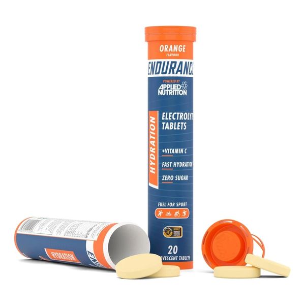 Applied Nutrition Endurance Hydration Electrolyte 20 Tablets - Orange