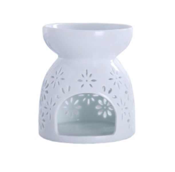 Nicopan Shell Ceramic Round Polished Candle Burner