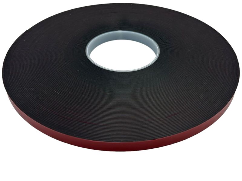 VHB (Very High Bond) Acrylic Tape, Black 1.2mm x 12mm x 33m