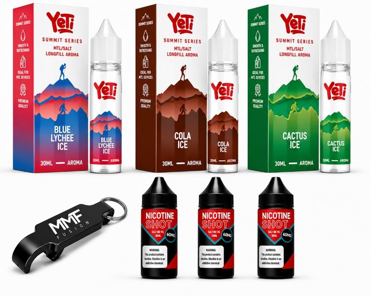 Yeti Series MMF E-Liquid 60ml Juice 30mg - Variety Combo Tres