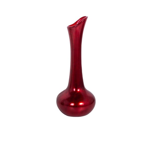 Red Vase Home Decor Ornament