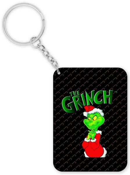 The Grinch Birthday Christmas Gift Keyring
