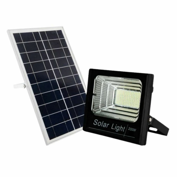 200W Solar LED Flood Lamp with Remote control and Panel-IP66