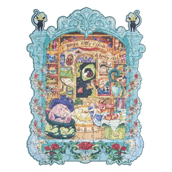 Robotime Magic Kitty's Home Wooden Jigsaw Puzzle