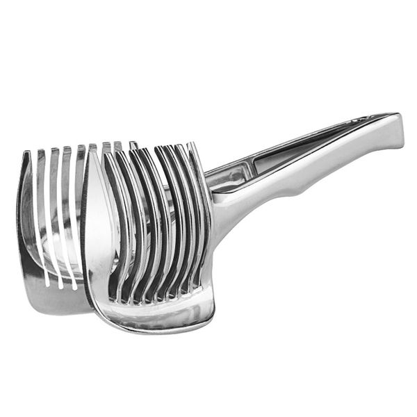 Stainless Steel Multi-Purpose Fruit Tongs - for Onions, Eggs &amp; Veggies