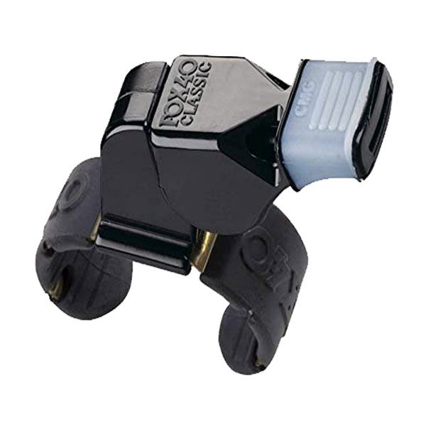Fox40 Classic Referee Whistle with Finger Grip - Red - 5 Pack