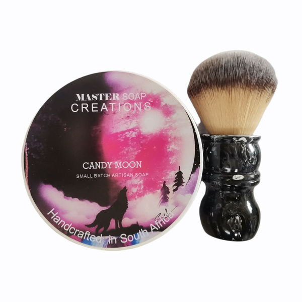 Shaving Soap &amp; Shaving Brush Combo Candy Moon