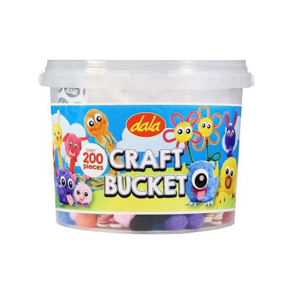 Dala Big Craft Bucket - 200 Pieces