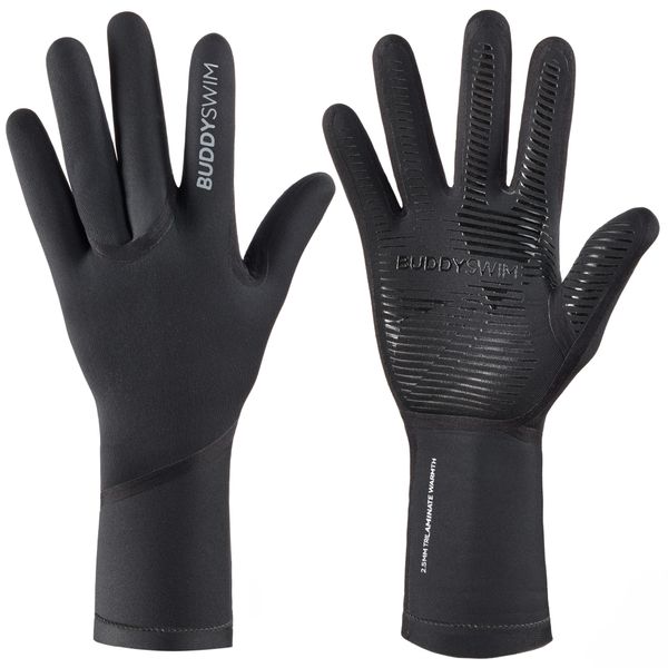 Buddyswim Neoprene Swim Gloves Trilaminate Warmth 2.5mm