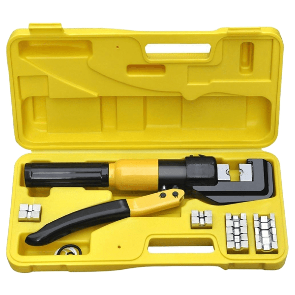 Optic Heavy Duty 4-70 mm 8T Hydraulic Crimping Tool Battery Cable-Yellow