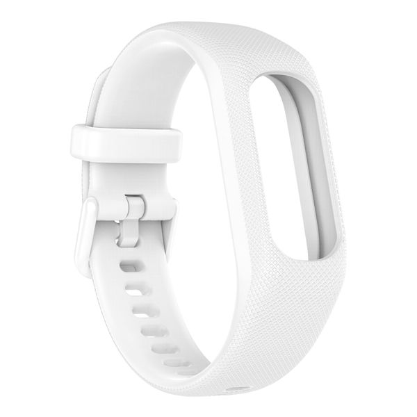 Silicone Band For Garmin Vivosmart 5-White
