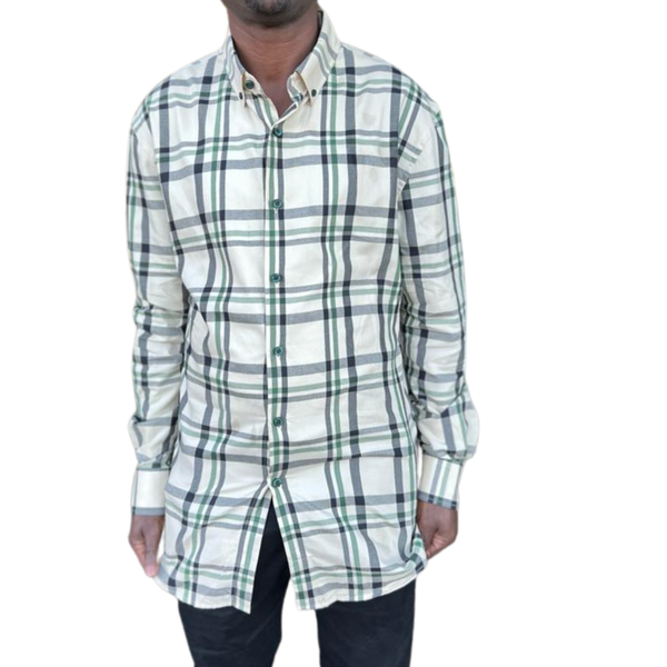 Mens Executive Series Classic Long Sleeve Shirts - White