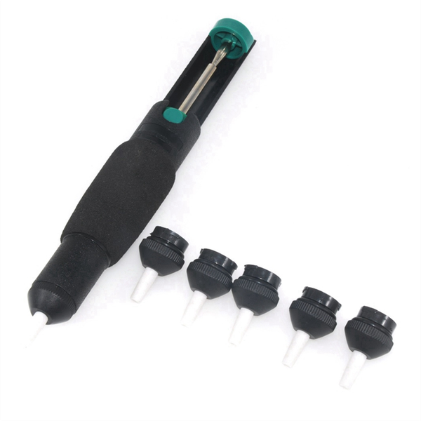 Powerful Desoldering Pump Suction Tin Removal Hand Compatible with None