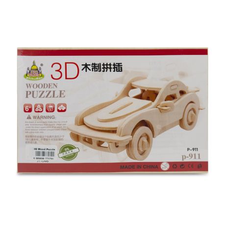 Wooden cheap car puzzle