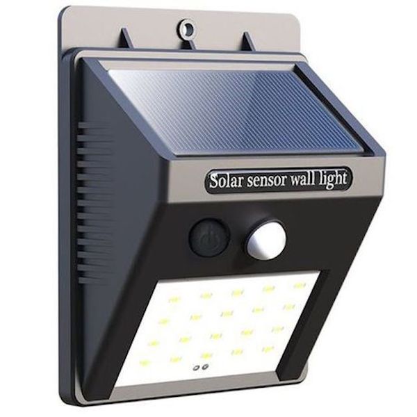 Andowl Luminescent COB Solar Power Motion Sensor LED Wall Light