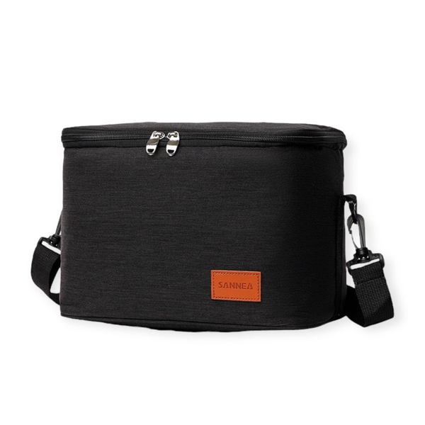 Simple Grey Insulated Lunch Tote
