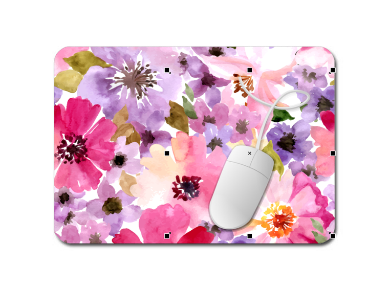 Floral Watercolor Mousepad - Brighten Up Your Workspace with Nature
