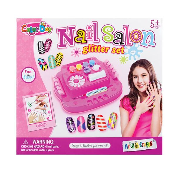 Nail Salon Play Set - Arts &amp; Crafts - Glitter Set - 2 Pack