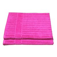 2 Pack Bath Sheet Velour Cotton 90 x 175cm