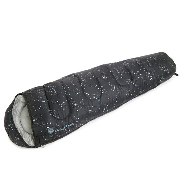 Campground Kids Space Explorer 250gsm hollow fibre Sleeping Bag - 195cm x 75cm