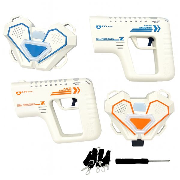 Battle Laser Tag Gun Playset - Action Shooting Toy for Boys - Pretend Toys