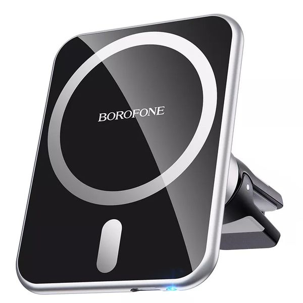 Borofone Magnetic Wireless Charging Air Outlet Car Phone Holder - BH43