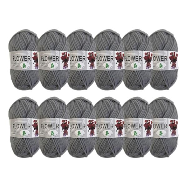 Double Knitting Polyester Yarn 40g Blue Green (Pack of 12)