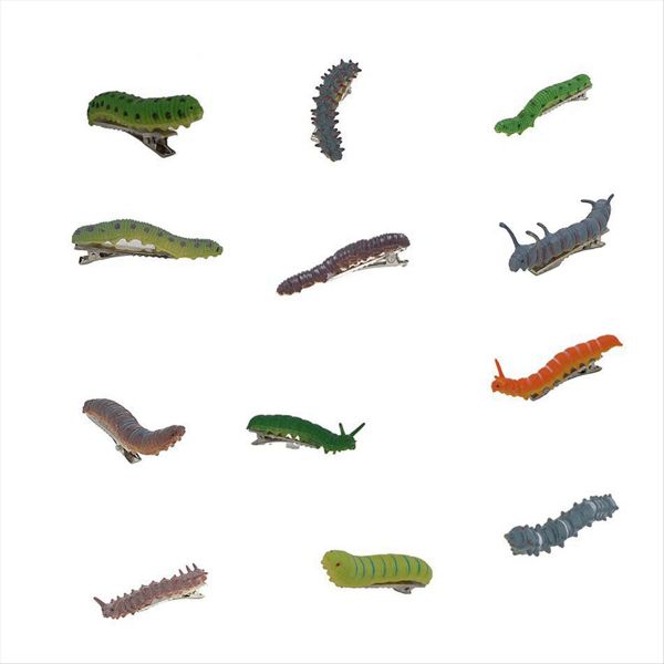 Scary Artificial Caterpillars Props Halloween Scary Caterpillars