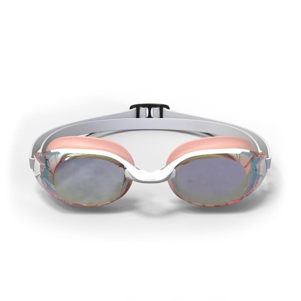 Nabaiji Bfit 500 Adult Swimming Goggles Smoked Lenses - Black / White