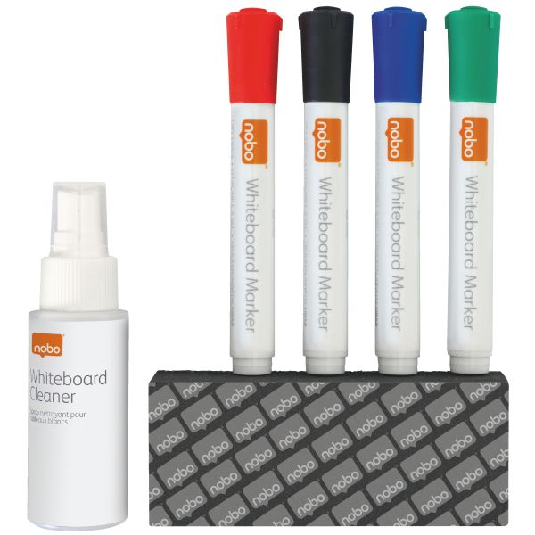 Nobo Dry Erase Whiteboard Accessory Starter Kit