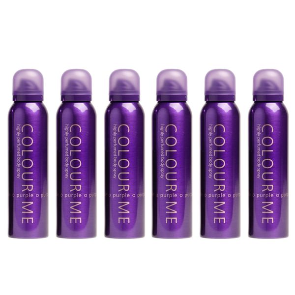 Colour Me Purple Body Spray Pack of 6