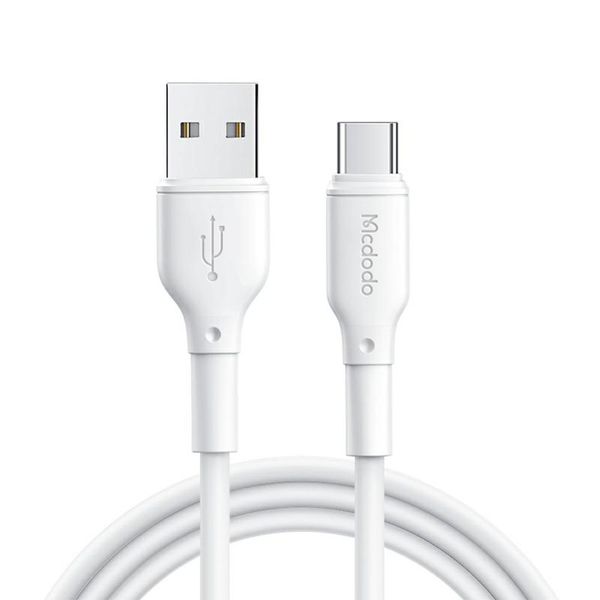 Mcdodo Fast Charging USB A USB C Cable, QC4 3Amp Type C Cable White Series