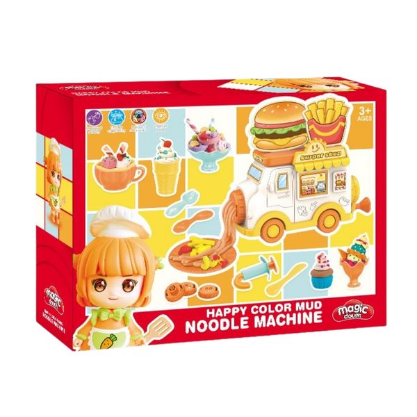 Magic Dough Food Truck Play Set - Sensory Play Putty Kit for Children