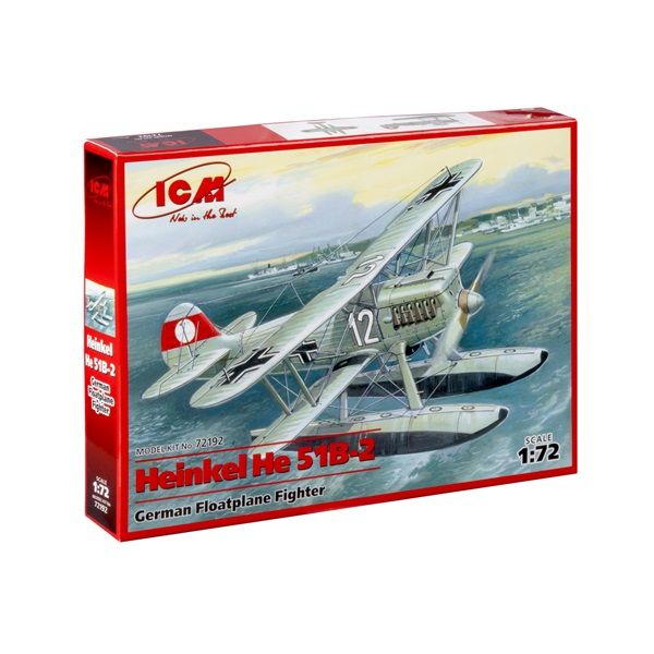 ICM72192 1/72 He 51 B-2 Plastic Kit